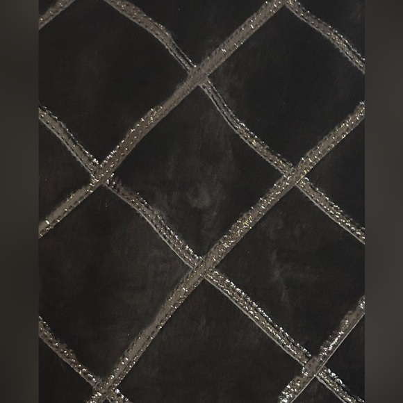 Rossi Black Rabbit Fur Coat – Fox Collar, Vintage Glam Statement size 40 - Picture 2 of 8